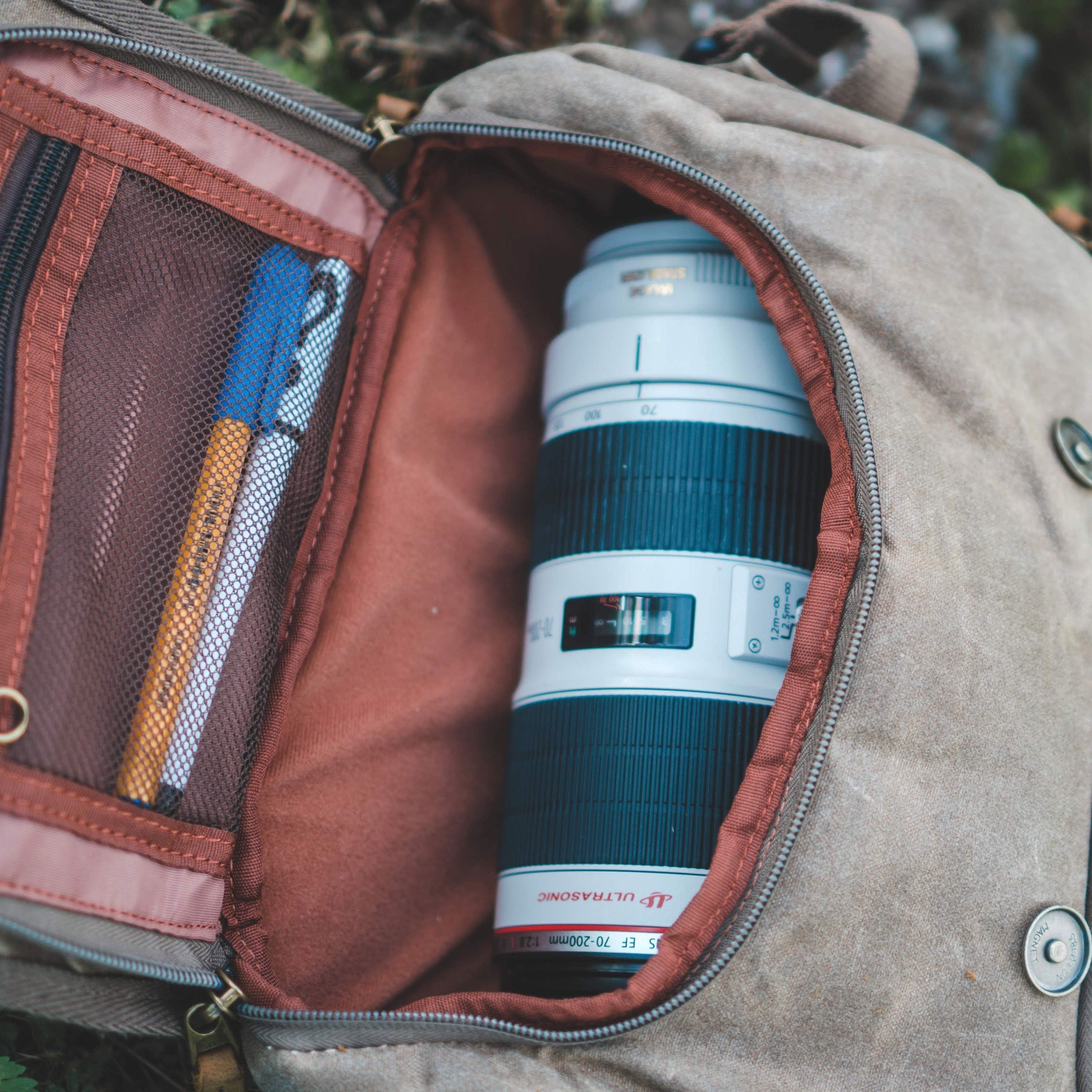 Comment ranger son sac photo ?