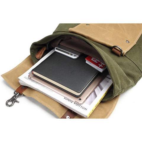 sac à dos vintage canvas
