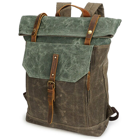 sac à dos en toile vintage