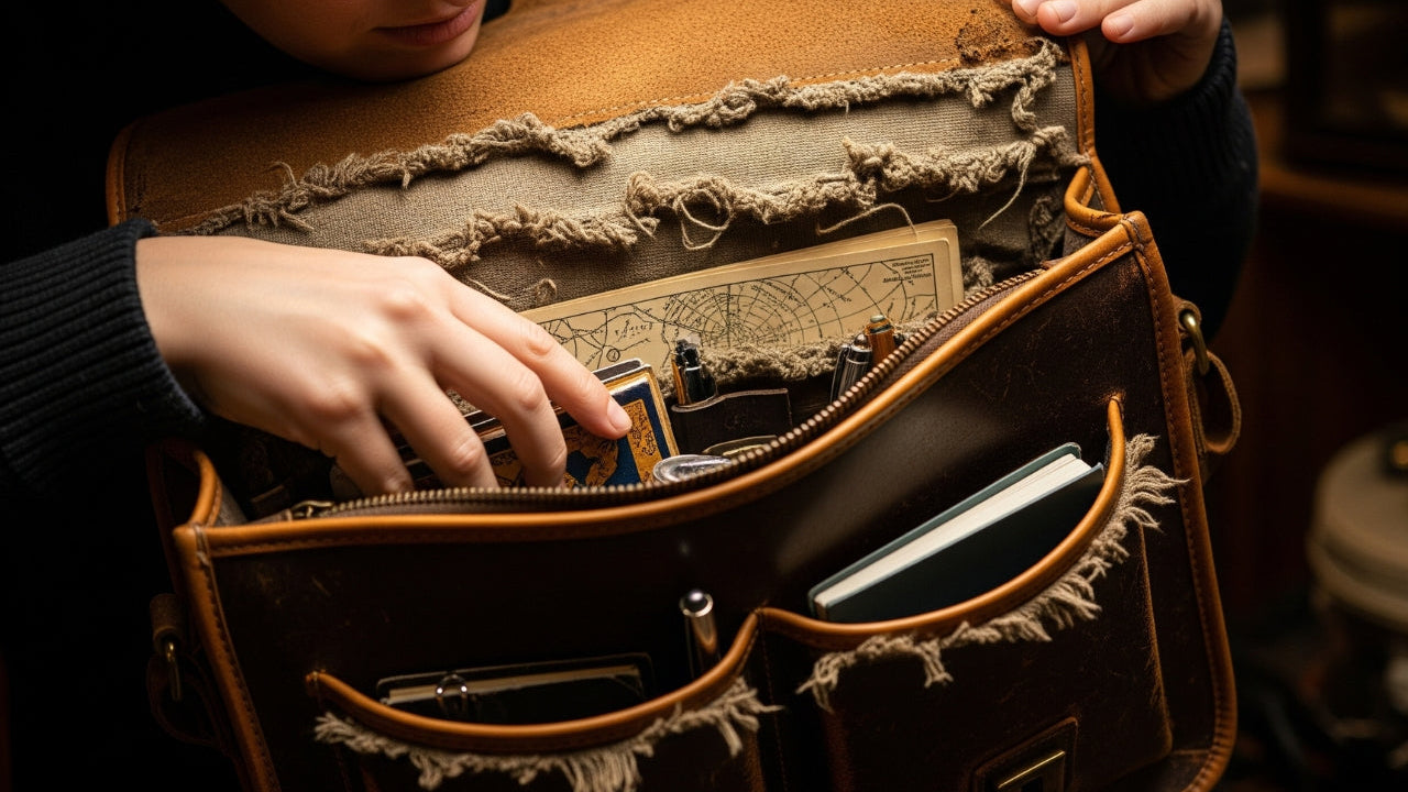 Comment réparer la doublure d’un vieux sac en cuir ou toile ?