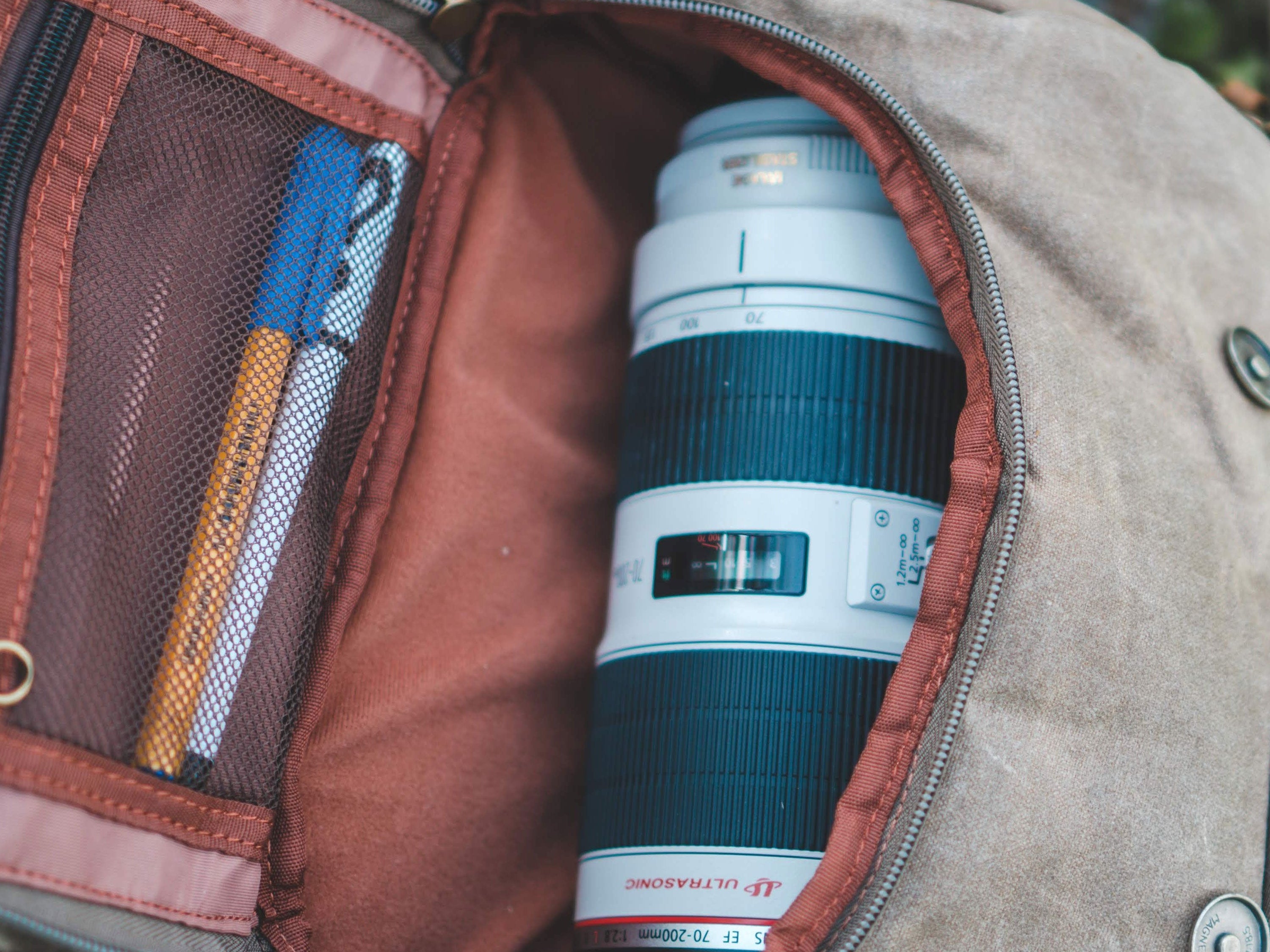 Comment ranger son sac photo ?