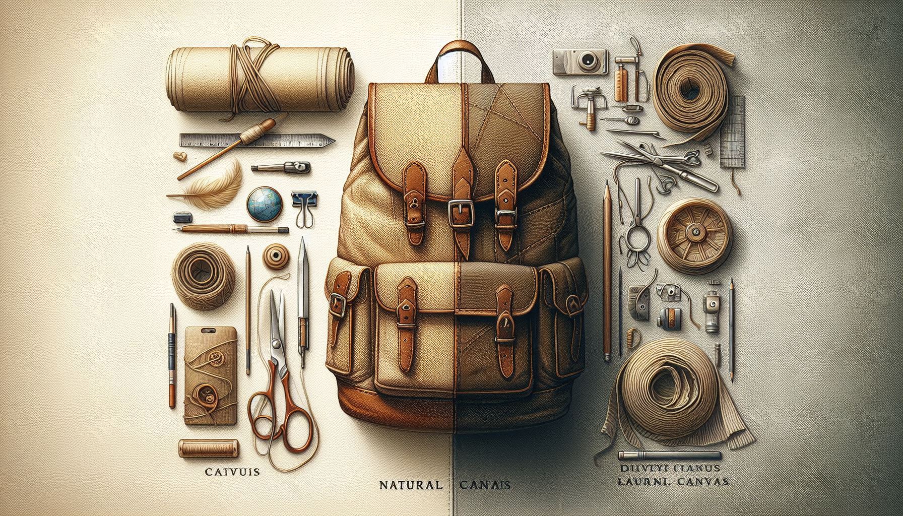 Toile brute, huilée, enduite : quel textile pour un sac d’extérieur vintage ?