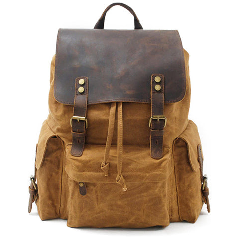 Sac à dos de voyage en toile canvas baroudeur EziClic