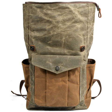 sac à dos vintage marron