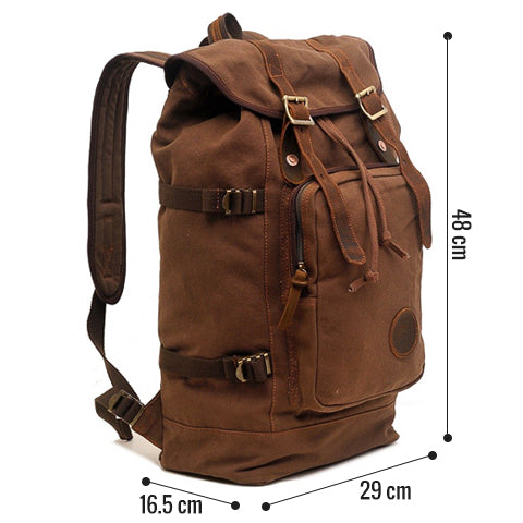 sac à dos vintage canvas