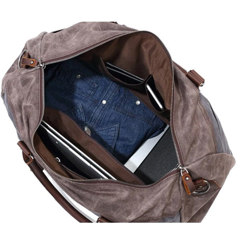 Bagage vintage voyage étanche canvas