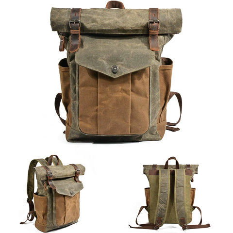 sac à dos style vintage