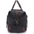 Sac cuir et toile étanche pour voyageur