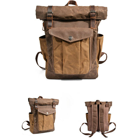 sac à dos vintage canvas
