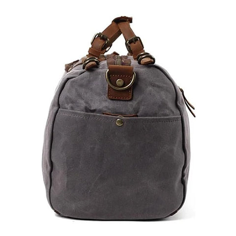 Sac en toile et cuir voyage 50 litres