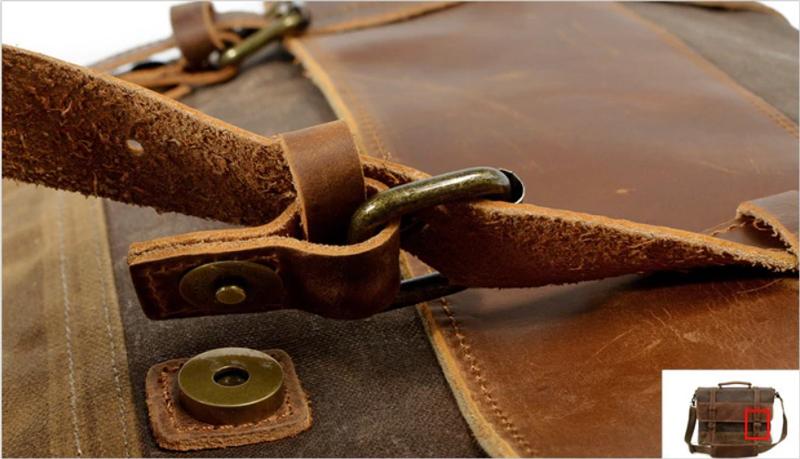 besace en toile pour homme