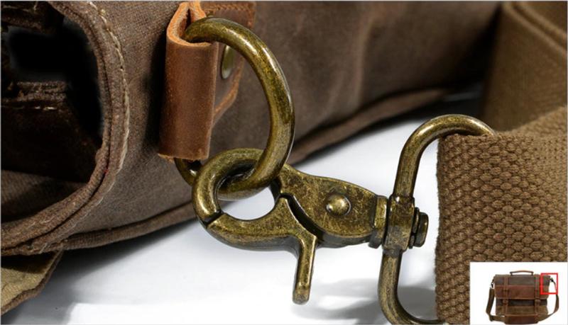 sac bandoulière homme toile