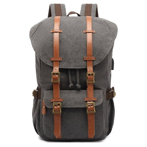 sac à dos vintage canvas