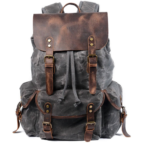 sac à dos cuir vintage