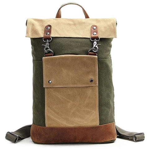 Backpack Sac à Dos Toile Femme Petit Sac à Dos Vintage EziClic