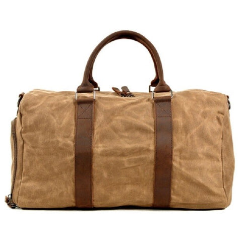 Sac de voyage en cuir vintage