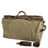 Sac de voyage bandoulière en cuir et toile