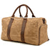 Sac de voyage en cuir avec bandoulière