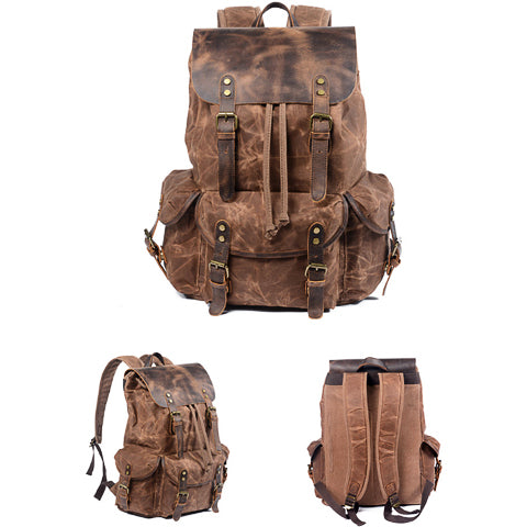 sac à dos baroudeur cuir