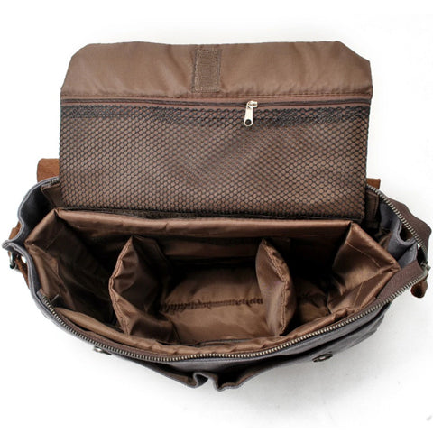 Sac en bandoulière vintage transport matériel photo