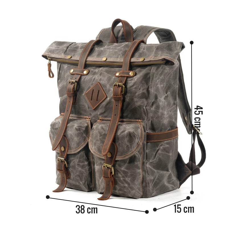 grand sac à dos vintage
