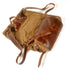 sac à dos toile et cuir vintage
