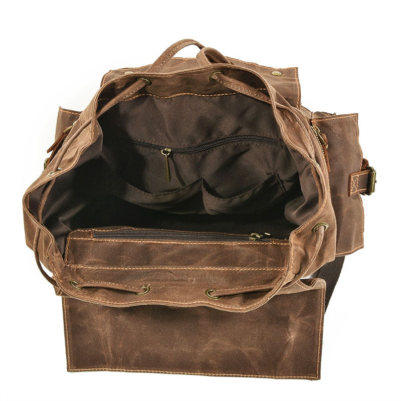 sac à dos vintage voyage
