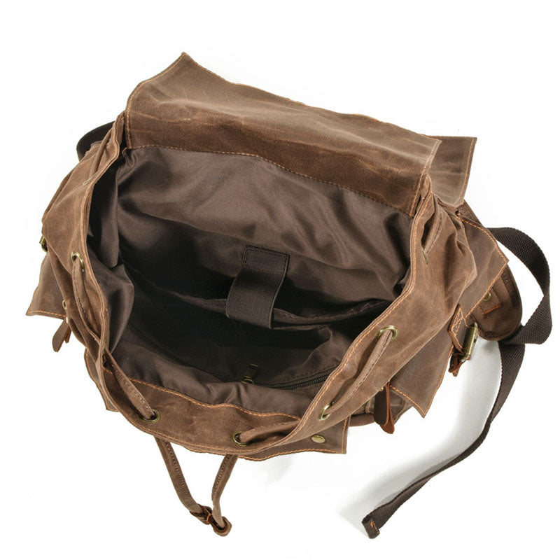 sac à dos vintage canvas