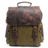 sac à dos toile et cuir vintage
