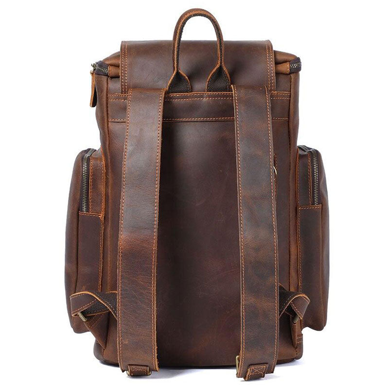 sac à dos cuir vintage