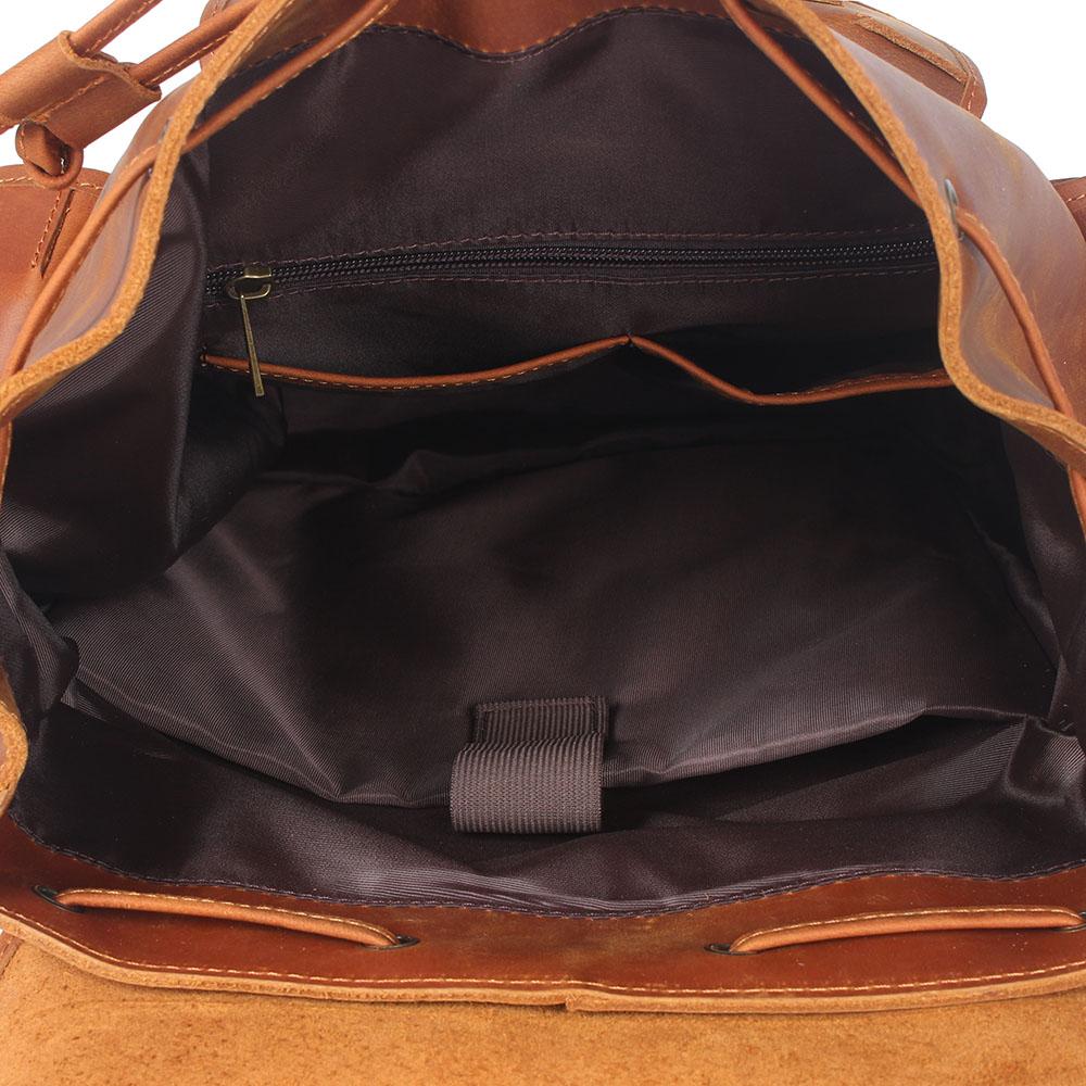 sac à dos cuir marron