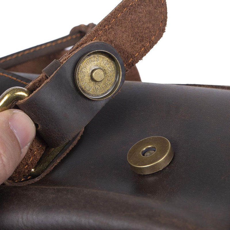 sac à dos cuir vintage