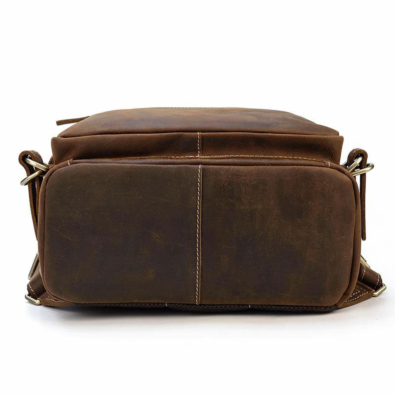 sac à dos cuir vintage