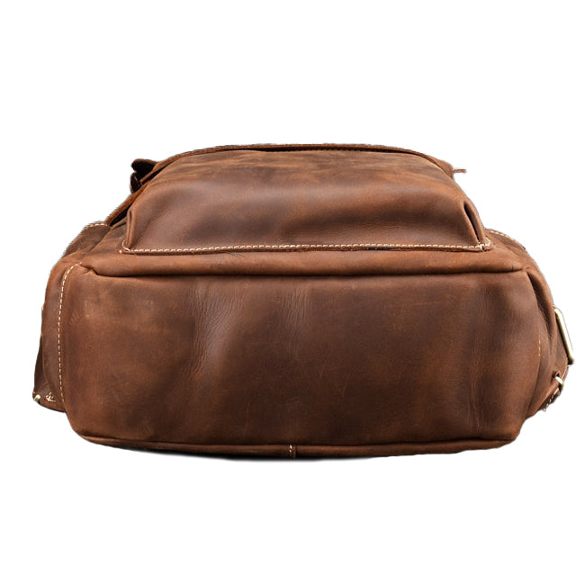 sac à dos homme cuir marron
