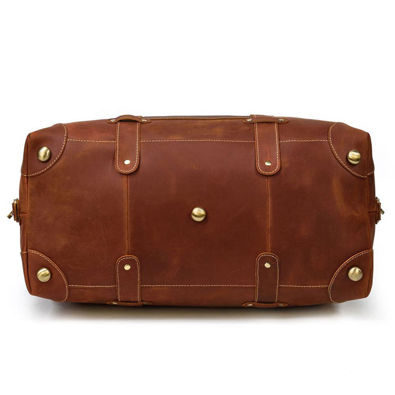 sac voyage cuir homme vintage