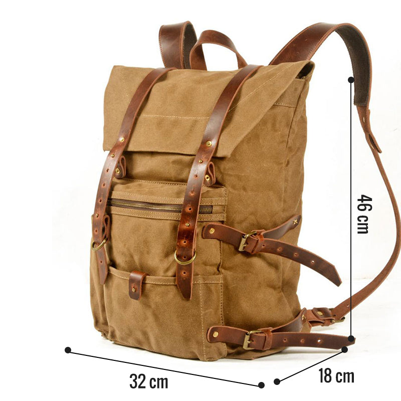 Sac à Dos Vintage Sénat Des Années 90 - Pour Voyage Et Quotidien - Style Rétro Multicolore