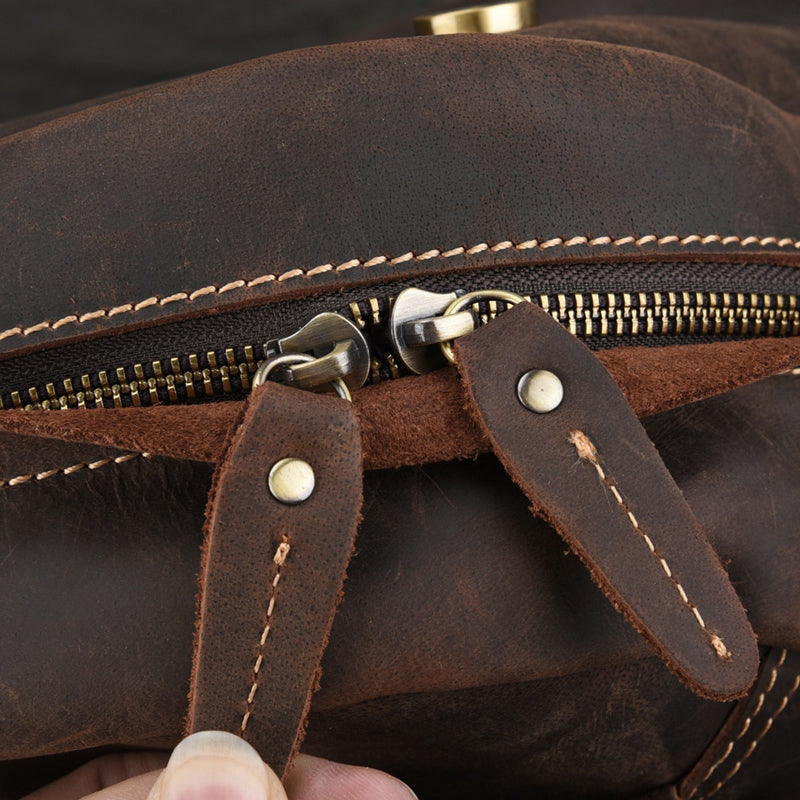 sac à dos cuir marron homme