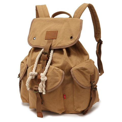 sac à dos vintage canvas