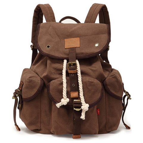 sac à dos toile vintage
