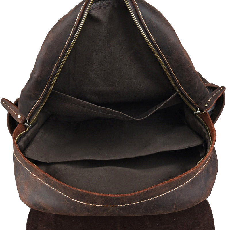 sac à dos voyage cuir