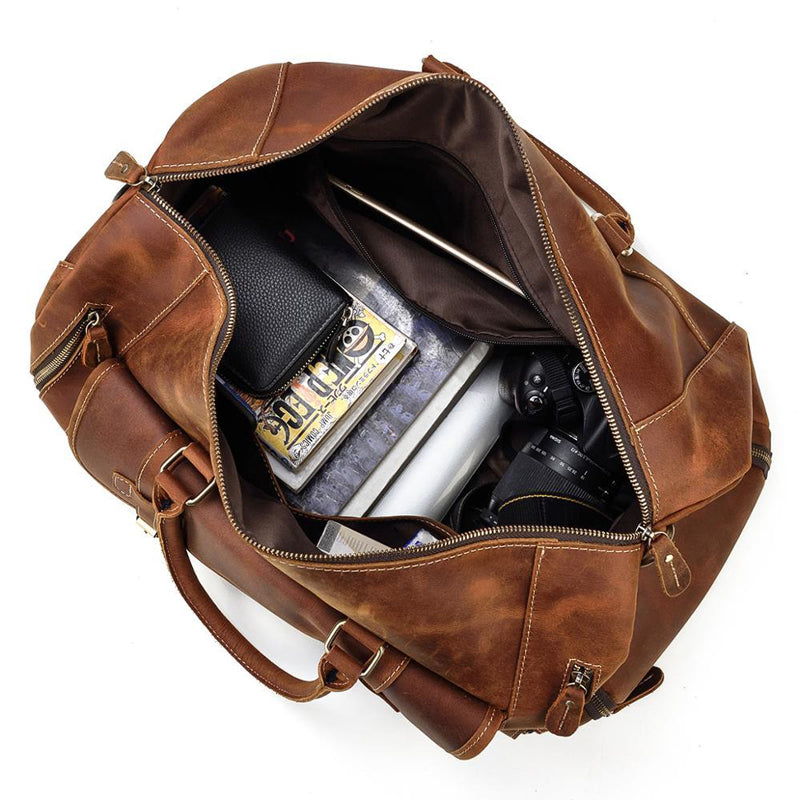 sac voyage cuir homme