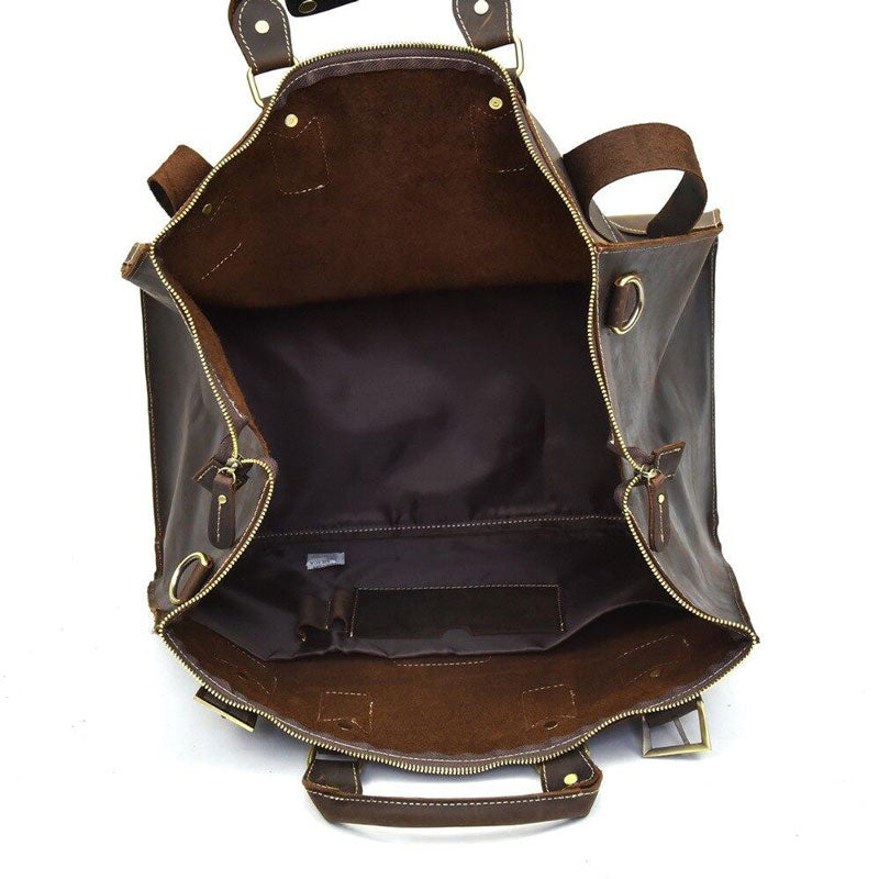 sac weekend homme cuir