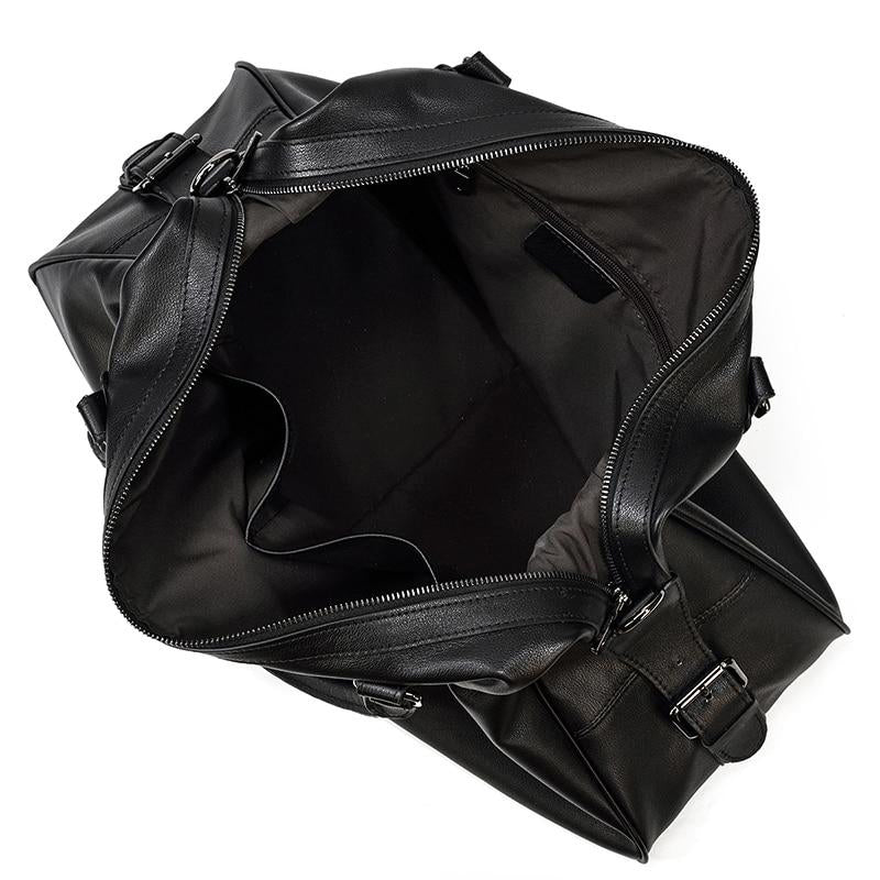 Sac de Voyage Homme Cuir noir EziClic - Main Image
