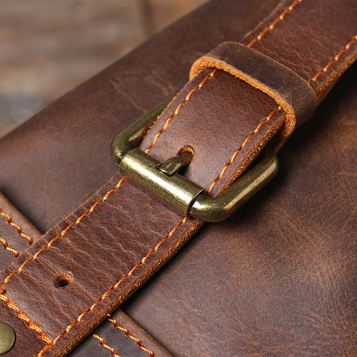 sac à dos homme cuir marron