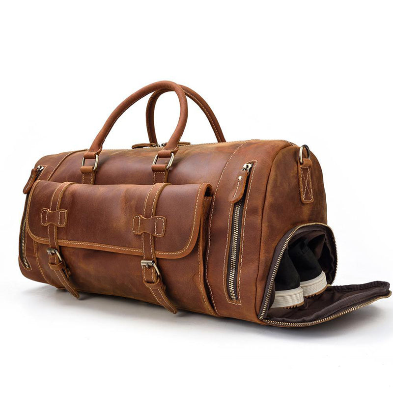 sac de voyage cuir femme