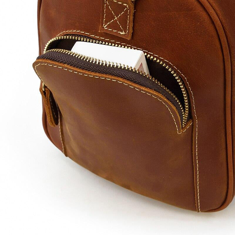 sac weekend cuir