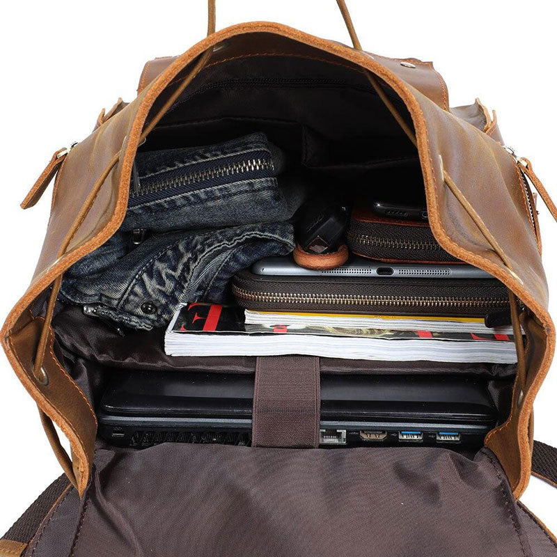sac à dos en cuir pour femme