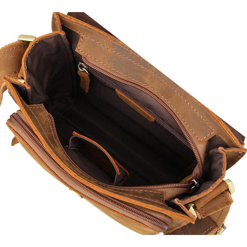sac bandoulière cuir homme