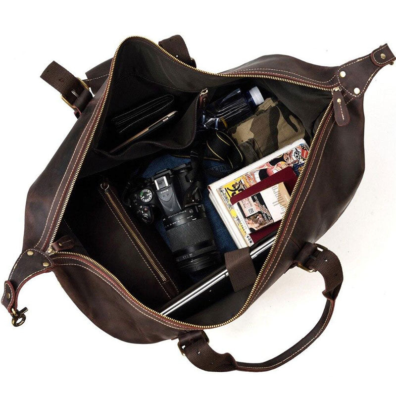 sac de voyage en cuir femme