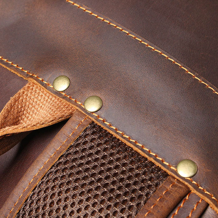 sac à dos baroudeur cuir